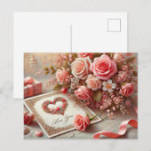 Hou van je Valentijnsdag Feestdagenkaart (Voorkant / Achterkant)