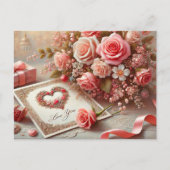 Hou van je Valentijnsdag Feestdagenkaart (Voorkant)