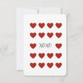 Hou van je Valentijnsdag fotokaart Bedankkaart (Achterkant)