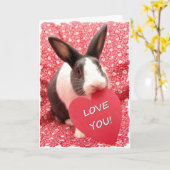Hou van je! Valentijnsdag kaart (Gele Bloem)