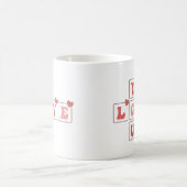 Hou van je Valentijnsdag Koffiemok (Center)