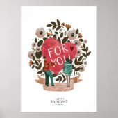hou van je Valentijnsdag Poster (Voorkant)