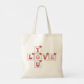 Hou van je Valentijnsdag Tote Bag (Achterkant)