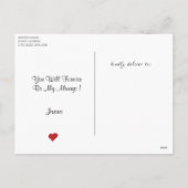 HOU VAN JE, VEEL | Funny T-Rex Valentijnsdag Feestdagenkaart (Achterkant)