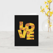 Hou van je, verjaardagsmeisje! Zonnebloem Gedekte  Kaart (Gele Bloem)