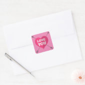 Hou van je vierkante sticker (Envelop)