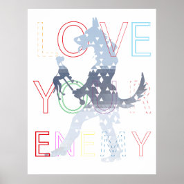 Hou van je Vijand – De Poppenmeester Hond Poster