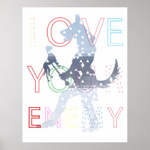 Hou van je Vijand – De Poppenmeester Hond Poster