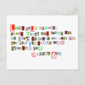 Hou van je vijanden - Matthew 6:44 Briefkaart (Voorkant)