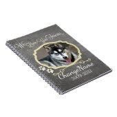 Hou van je voor altijd Dog Memorial Keepslag Notitieboek (Rechterzijde)