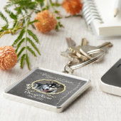 Hou van je voor altijd Dog Memorial Keepslag Sleutelhanger (Zijkant)