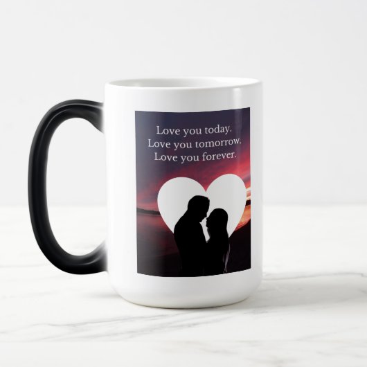 Hou van je voorliefde magische mok (Links)