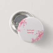 Hou van je voorliefde ronde button 3,2 cm (Voorkant /achterkant)