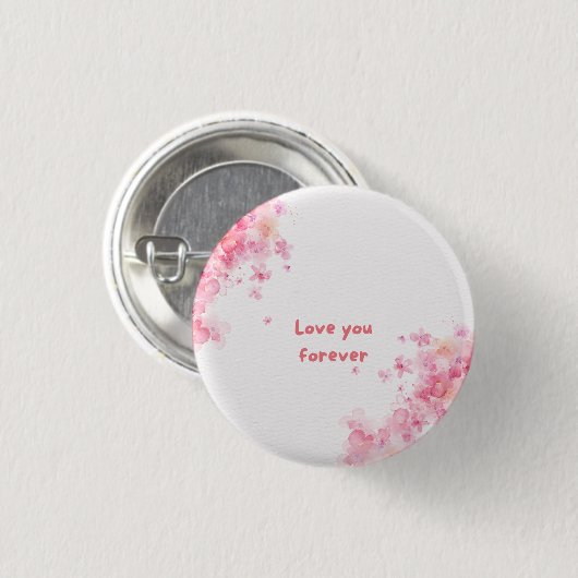 Hou van je voorliefde ronde button 3,2 cm (Voorkant /achterkant)