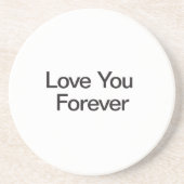 Hou van je voorliefde zandsteen onderzetter (Voorkant)