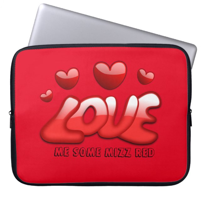 hou van je wat mij laptop sleeve (Voorkant)