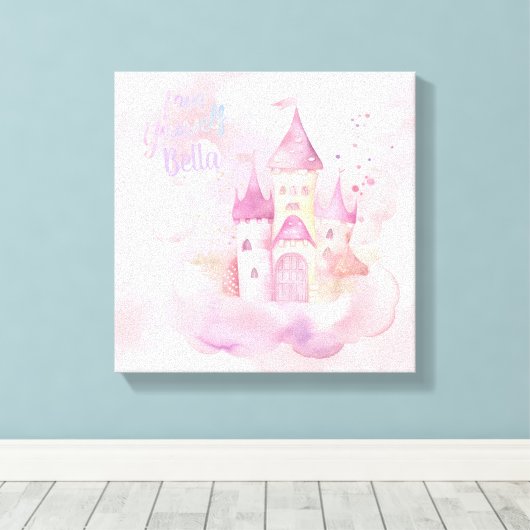 Hou van jezelf aanpasbaar canvas afdruk (Insitu (Houten vloer))