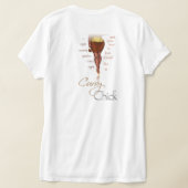 Hou van jezelf als een bochtige chick t-shirt (Laag Achter)