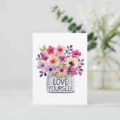 Hou van jezelf briefkaart (Staand voorkant)