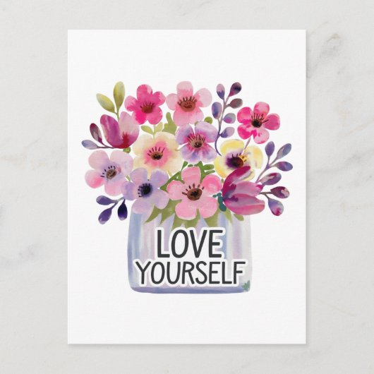 Hou van jezelf briefkaart (Voorkant)