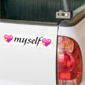 hou van jezelf bumpersticker (Op Truck)