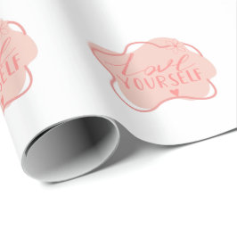 Hou van jezelf  cadeaupapier