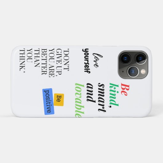 hou van jezelf Case-Mate iPhone case (Achterkant (horizontaal))