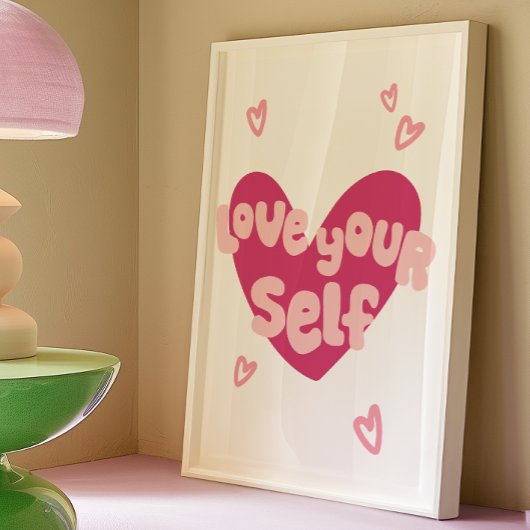 Hou van jezelf Decor Print | Trendy Wall Art Poste
