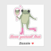 Hou van jezelf eerste kikker sticker (Vel)