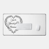 Hou van jezelf Emma. Je naam. Aangepaste naam Bureaumat (Keyboard & Muis)