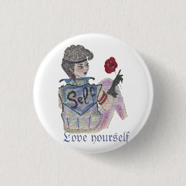 "Hou van jezelf" Empowerment Button