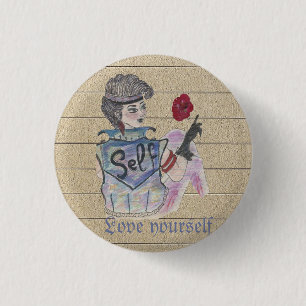 "Hou van jezelf" Empowerment Button