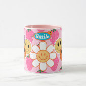 hou van jezelf Grappig Smiley Gezicht Cool Ontwerp Mok (Midden)