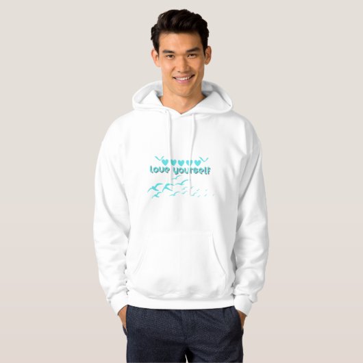 Hou van jezelf hoodie (Voorkant volledig)