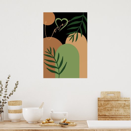 Hou van jezelf, hou van familie, poster (Keuken)