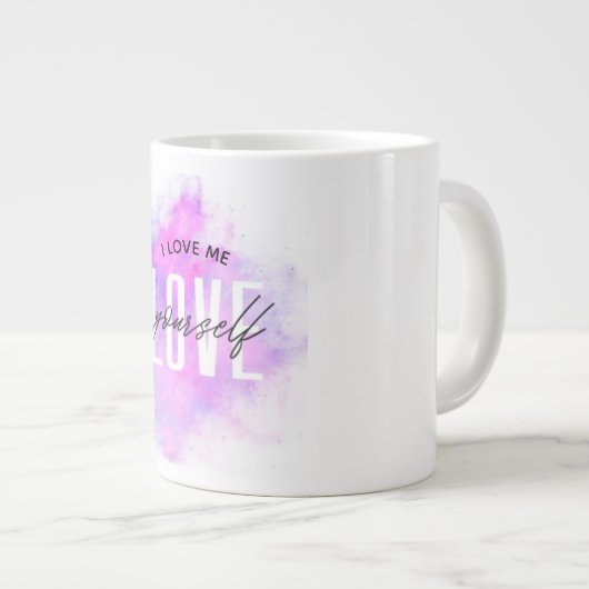 "Hou van jezelf" Inspirerend Mok (Voorkant rechts)