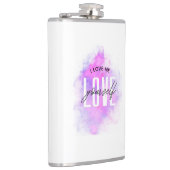 "Hou van jezelf" Inspirerend Mok Heupfles (Rechts)