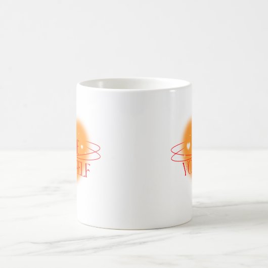 Hou van jezelf Inspirerend Quote Coffee Mok (Center)