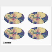 Hou van jezelf iris ovale sticker (Vel)