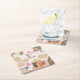 Hou van jezelf kartonnen onderzetters