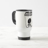 Hou van jezelf Koffie Reizen Mug Reisbeker (Voorkant links)
