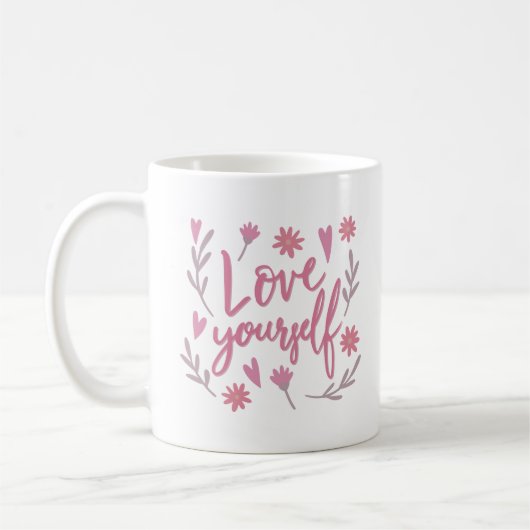 hou van jezelf koffiemok (Links)