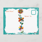 Hou van jezelf | Meisje knuffelt zichzelf Briefkaart (Achterkant)