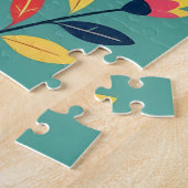 Hou van jezelf | Meisje knuffelt zichzelf Legpuzzel (Zijkant)