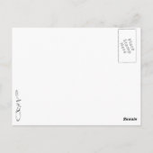 Hou van jezelf! Motivatie kalligrafie Briefkaart (Achterkant)