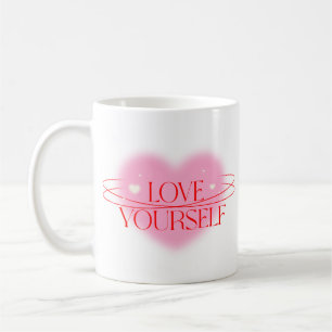 Hou van jezelf Motivatie keramische koffie Mok
