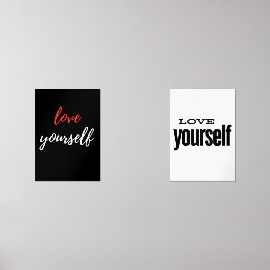 hou van jezelf muurkunst sets (Voorkant)