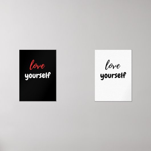 hou van jezelf muurkunst sets (Voorkant)