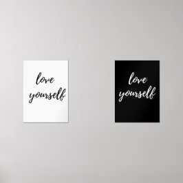 hou van jezelf muurkunst sets