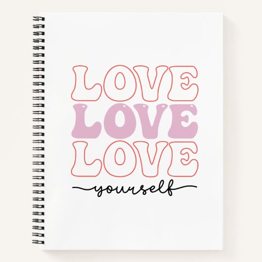 Hou van jezelf notitieboek (Voorkant)
